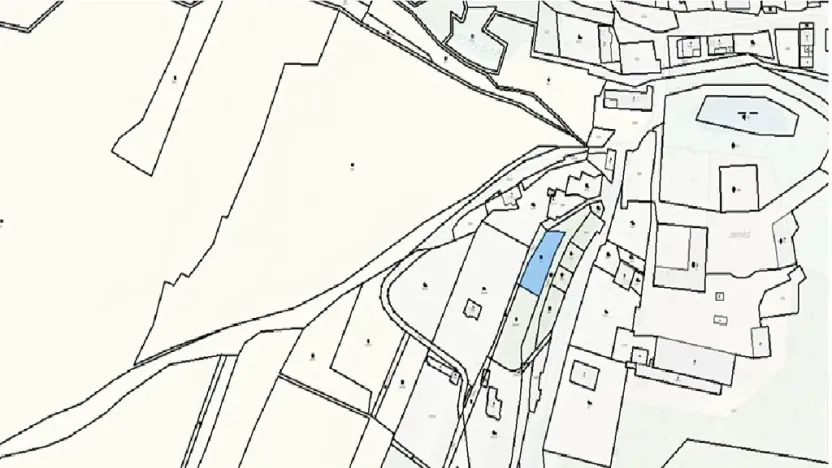 Dražba pozemku pro bydlení, Bělá nad Radbuzou, 1770 m2