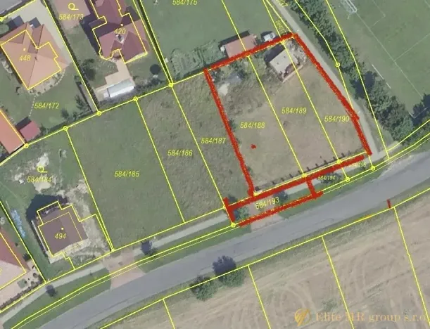 Prodej pozemku pro bydlení, Pátek, 1183 m2