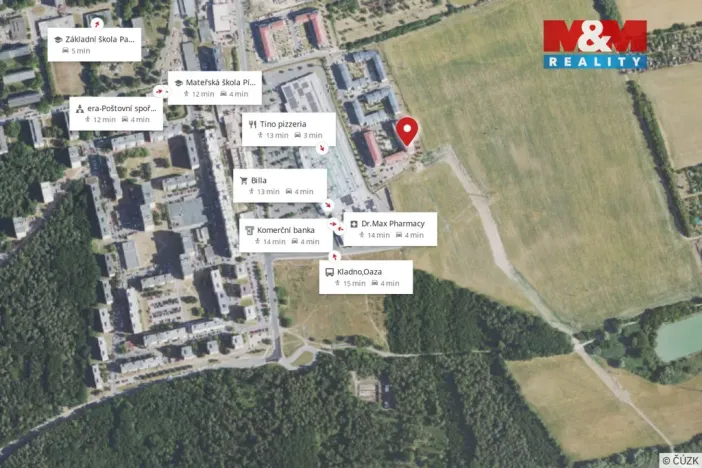 Prodej bytu 3+kk, Kladno - Kročehlavy, Generála Selnera, 84 m2