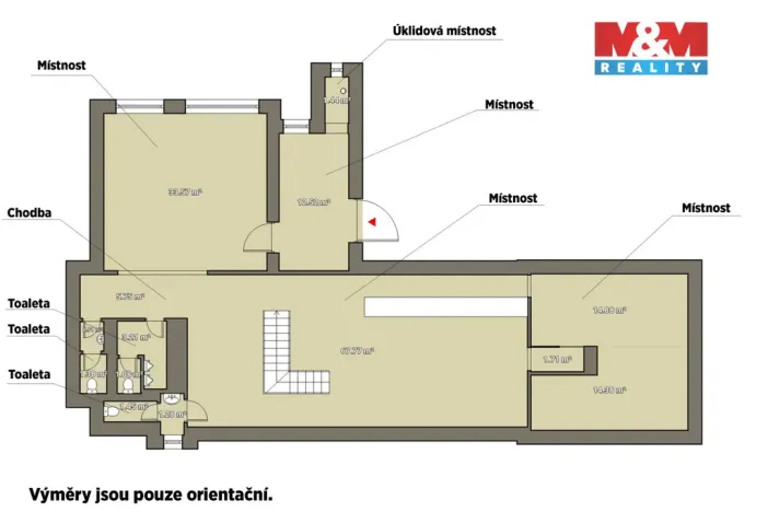 Pronájem obchodního prostoru, Plzeň - Východní Předměstí, Americká, 208 m2