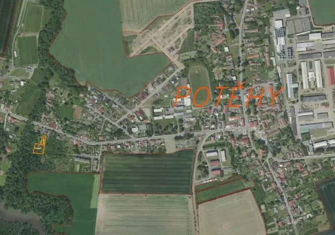 Prodej zahrady, Potěhy, 1589 m2