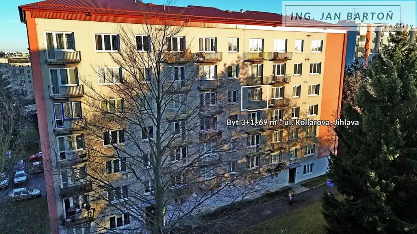 Prodej bytu 3+1, Jihlava, Kollárova, 69 m2