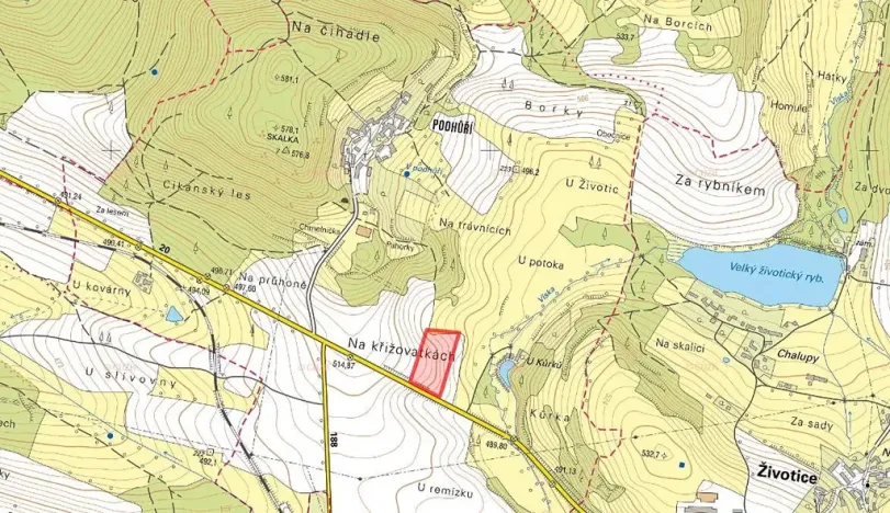 Prodej pole, Kasejovice, 13802 m2