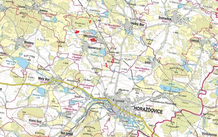 Prodej pole, Horažďovice, 68368 m2