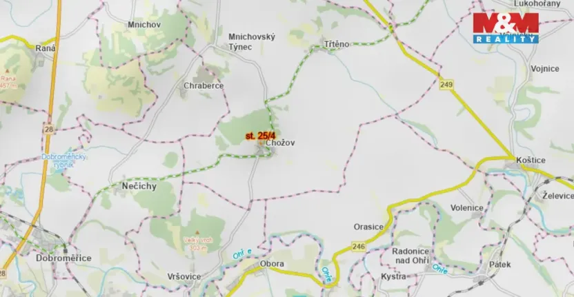 Prodej pozemku pro bydlení, Chožov, 218 m2