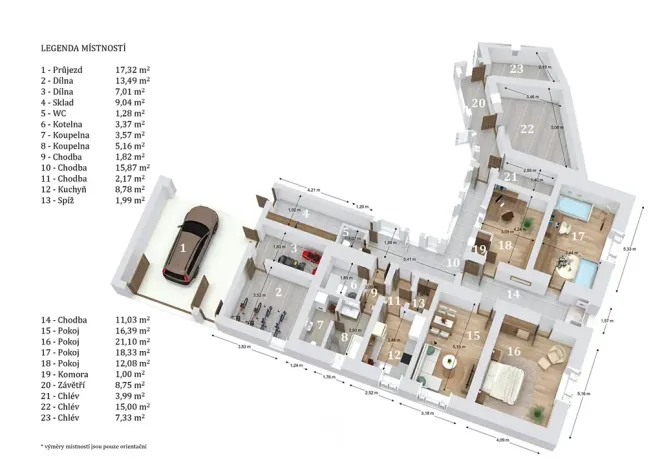 Prodej rodinného domu, Šebrov-Kateřina, 292 m2