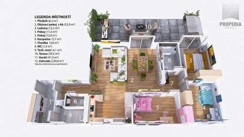 Prodej bytu 4+kk, Ivančice, Ořechová, 109 m2