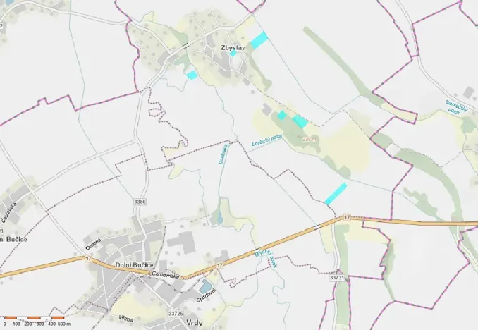 Prodej pole, Vrdy, 34207 m2