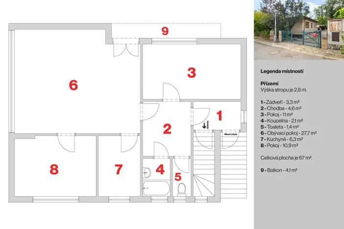 Prodej rodinného domu, Praha - Zbraslav, Nebeského, 208 m2