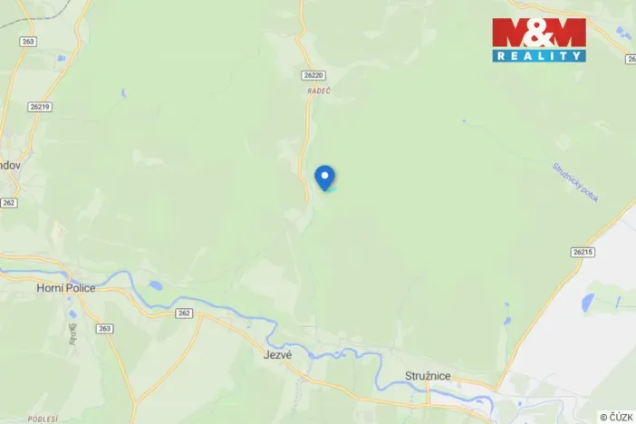 Prodej louky, Žandov - Radeč, 3251 m2