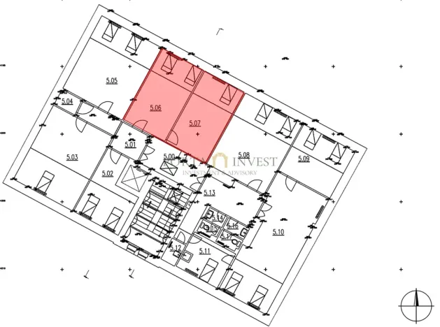 Pronájem kanceláře, Praha - Nové Město, Žitná, 41 m2