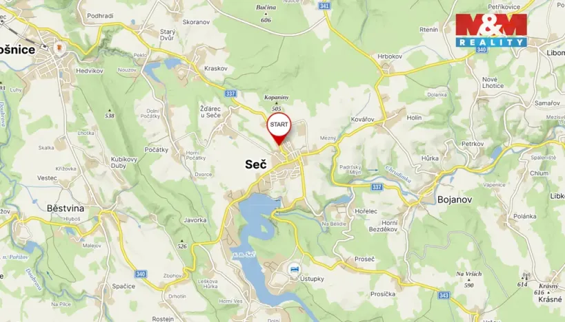 Pronájem chaty, Seč, 25 m2