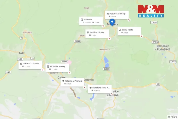 Pronájem bytu 3+kk, Mařenice, 40 m2