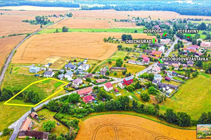 Prodej pozemku pro bydlení, Obrubce, 2867 m2