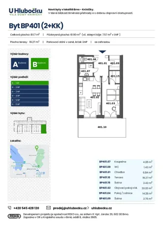 Prodej bytu 2+kk, Brno, Ondrova, 84 m2