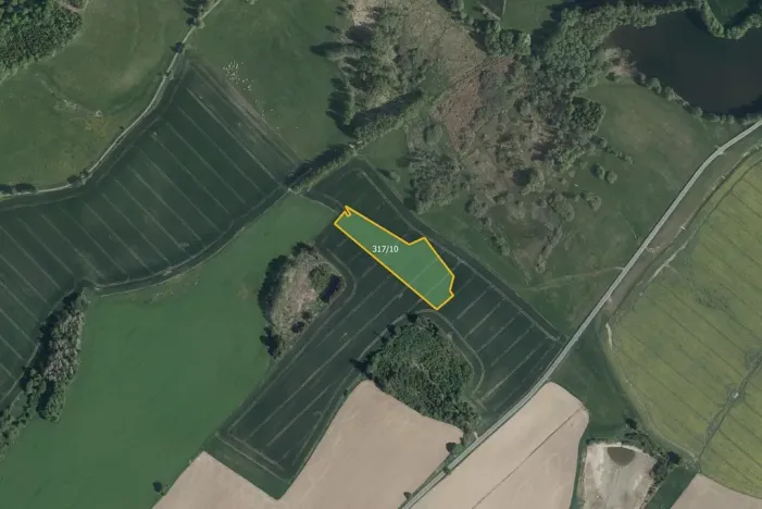 Prodej pole, Řídelov, 17409 m2