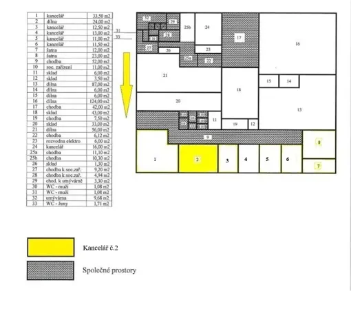 Pronájem kanceláře, Brno, Okružní, 24 m2