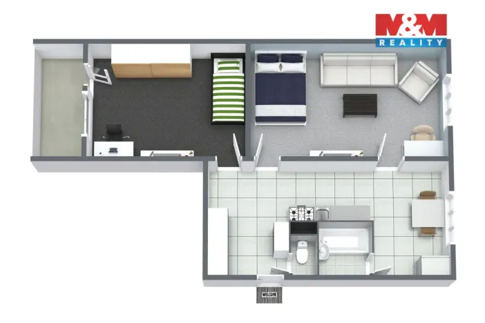 Prodej bytu 2+1, Kraslice, Barvířská, 64 m2