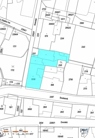 Prodej ubytování, Jablonec nad Nisou, Anenská, 2679 m2