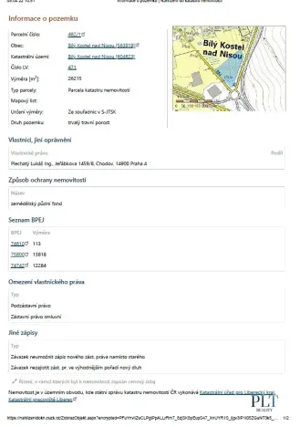 Prodej komerčního pozemku, Bílý Kostel nad Nisou, 26215 m2