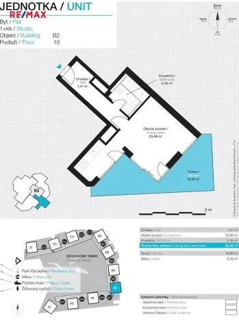 Prodej bytu 1+kk, Praha - Žižkov, Ke kapslovně, 38 m2