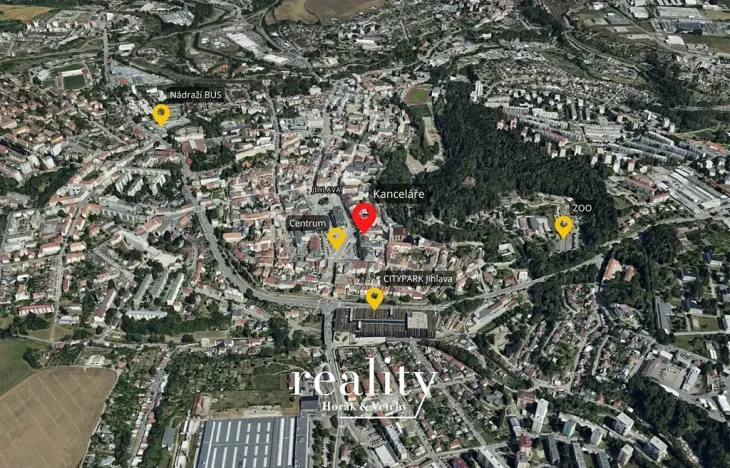 Pronájem kanceláře, Jihlava, Masarykovo náměstí, 73 m2