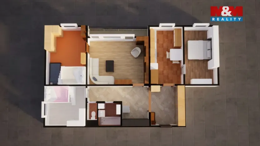 Prodej bytu 4+1, Ústí nad Labem - Bukov, Vinařská, 83 m2