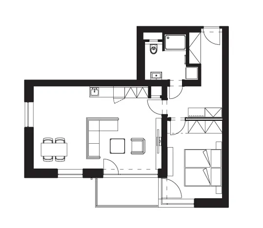 Pronájem bytu 2+kk, Ústí nad Orlicí, Východní, 64 m2