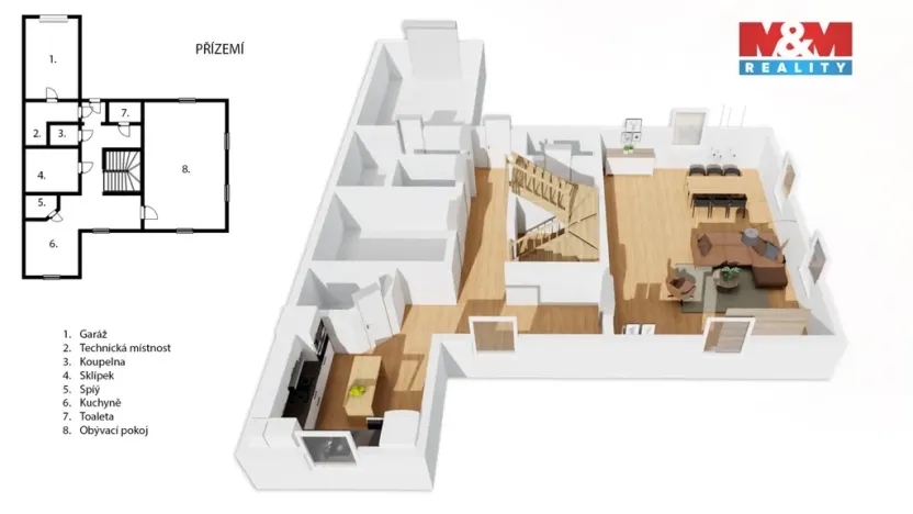 Prodej rodinného domu, Lety, Ve Škabrdli, 200 m2