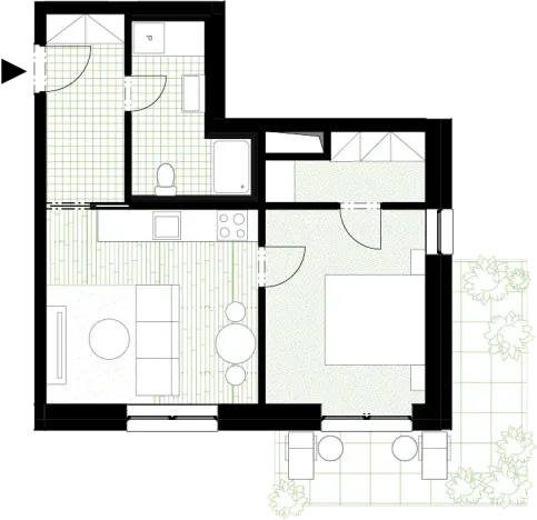 Prodej bytu 2+kk, Rychnov nad Kněžnou, Javornická, 49 m2