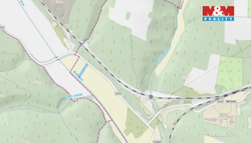 Prodej louky, Střelice, 2200 m2