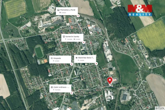 Pronájem bytu 1+kk, Třemošná, Školní, 32 m2