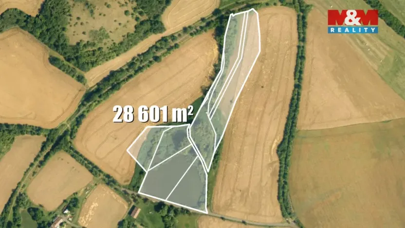 Prodej rybníku, Chotiměř, 28601 m2