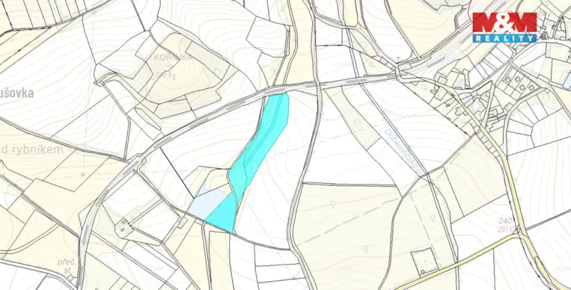 Prodej rybníku, Chotiměř, 28601 m2