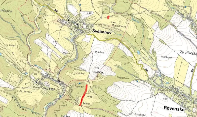 Prodej louky, Rovensko, 8009 m2