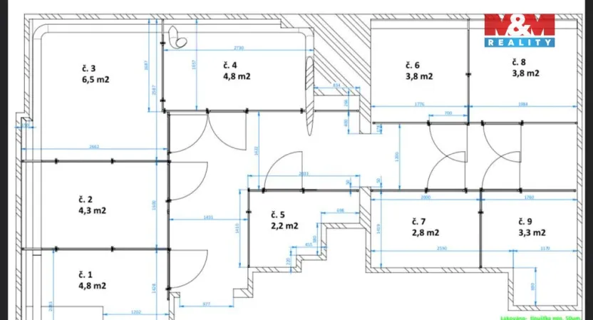 Prodej obchodního prostoru, Praha - Žižkov, Biskupcova, 54 m2
