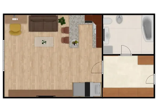 Pronájem bytu 1+kk, Brno, Keřová, 32 m2