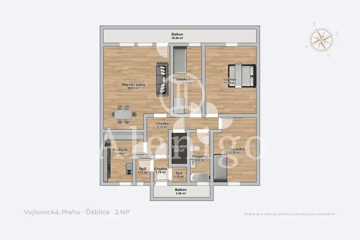 Prodej vícegeneračního domu, Praha - Ďáblice, Vojkovická, 182 m2