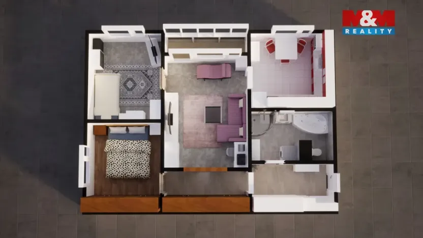 Prodej bytu 3+1, Nový Bor, Palackého, 75 m2