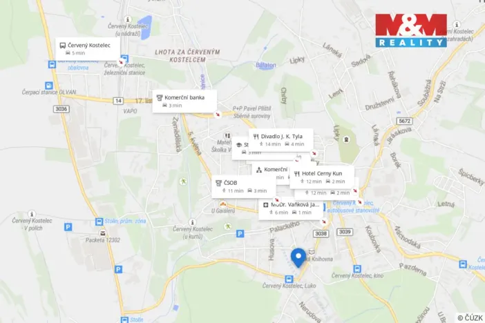 Pronájem obchodního prostoru, Červený Kostelec, Sokolská, 726 m2