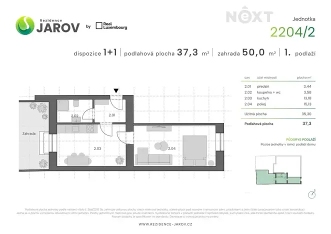 Prodej bytu 2+kk, Praha - Žižkov, Na mokřině, 87 m2