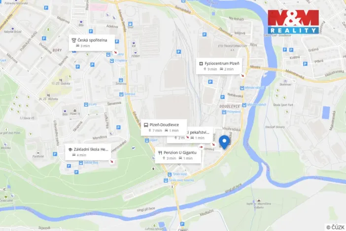 Prodej bytu 1+1, Plzeň - Doudlevce, Révová, 46 m2