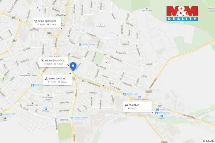 Pronájem obchodního prostoru, Chotěboř, Krále Jana, 118 m2