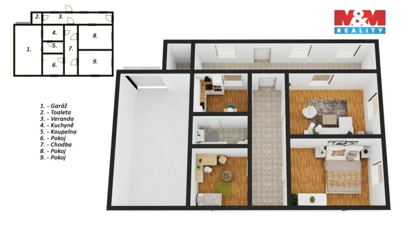 Prodej rodinného domu, Morašice, 55 m2