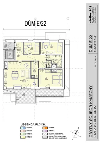 Prodej bytu 4+kk, Brno, Chvalovka, 68 m2