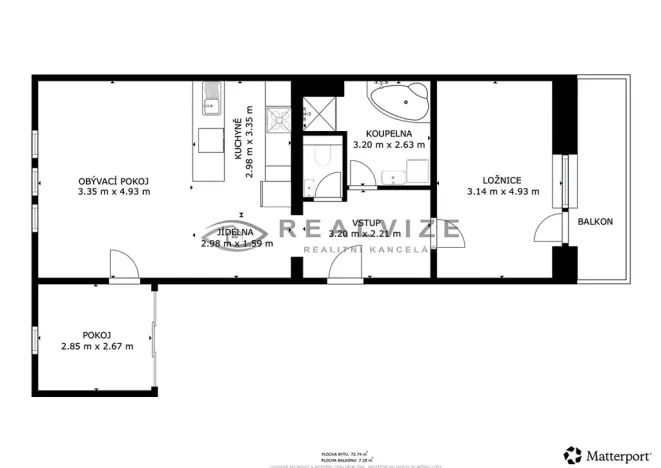 Prodej bytu 3+kk, České Budějovice, Rudolfovská tř., 66 m2