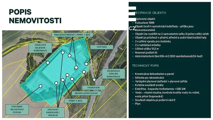 Prodej skladu, Nové Strašecí, U Rybníka, 7855 m2