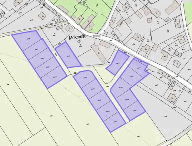 Prodej pozemku pro bydlení, Mokrouše, 875 m2