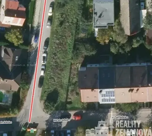 Pronájem pozemku, Praha - Stodůlky, K zahrádkám, 221 m2