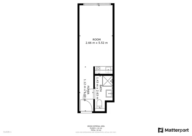 Prodej bytu 1+kk, Praha - Jinonice, Peroutkova, 23 m2